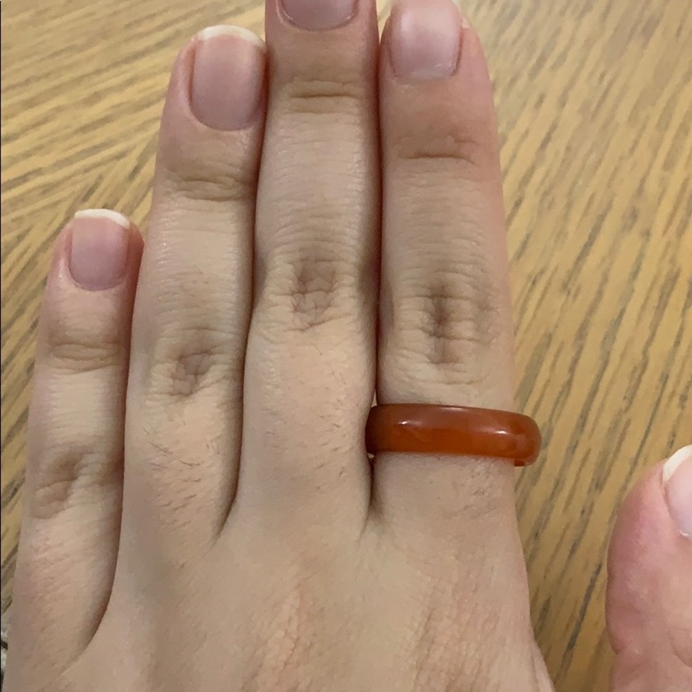 Garnet Wedding Band